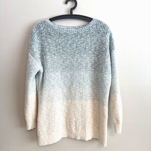 Christopher & Banks Womens Ombre Knit Sweater XL Feminine Fairy Dainty Casual